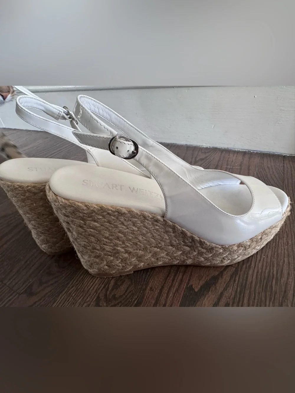 Stuart Weitzman Women's Island Espadrille Wedge Sandal 8.5